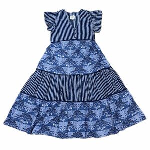 NWT Printfresh Cotton Striped Leopard Dress